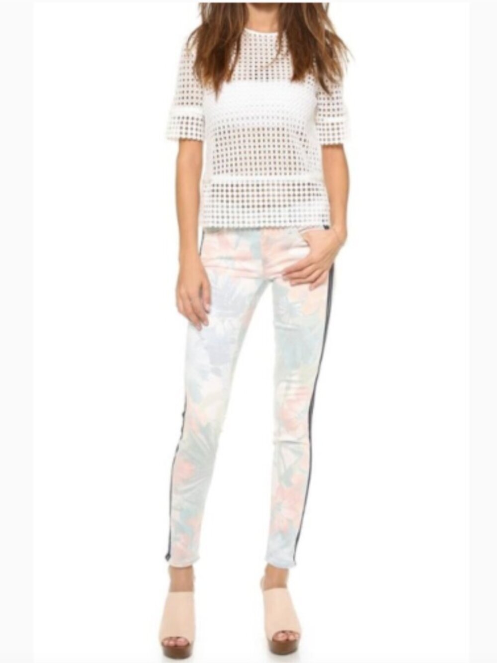 Mother The Looker Skinny Jeans Surf's Up 30